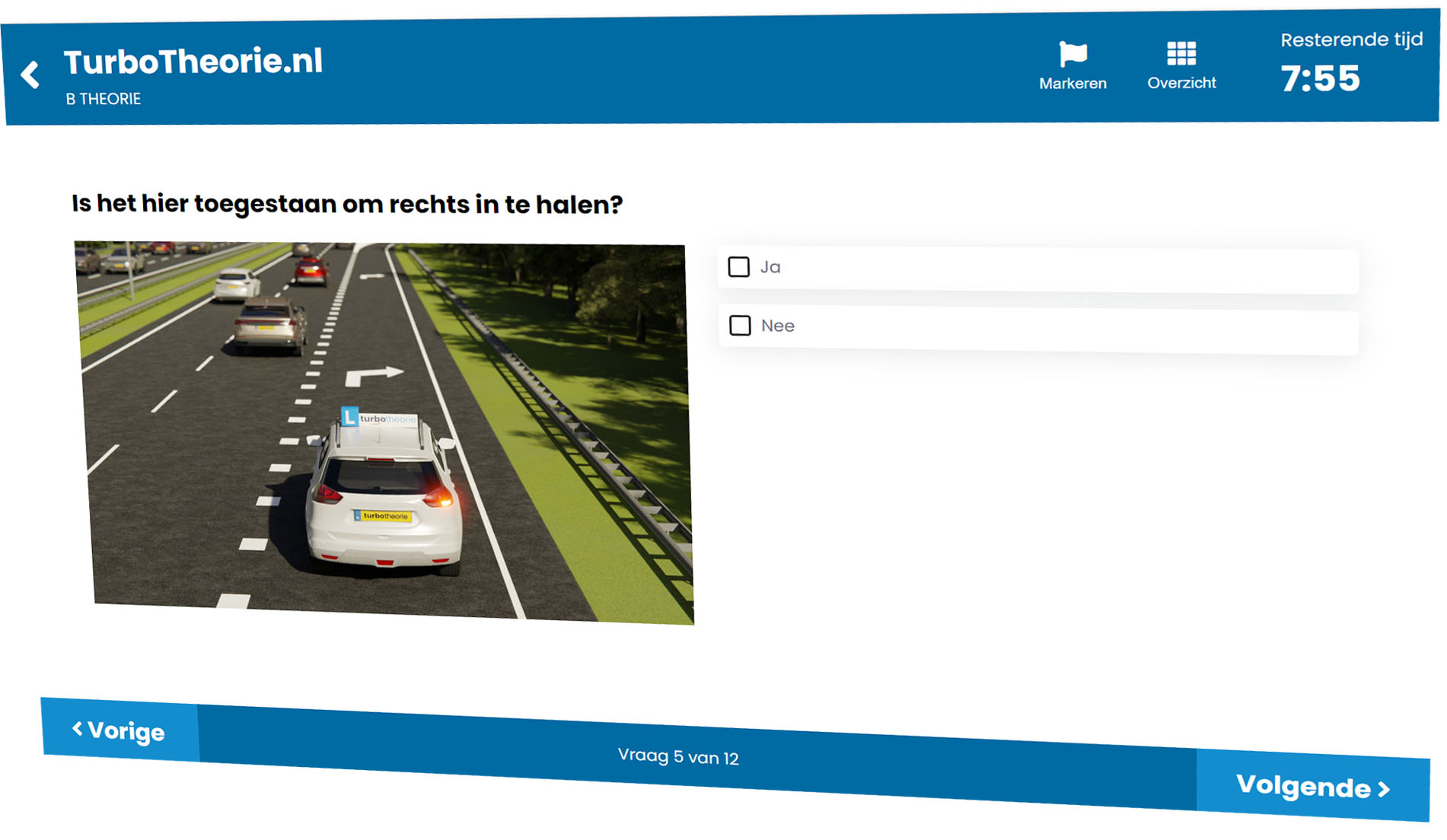 Online theorie Theoriecursus en CBR theorie examen in 1 dag.